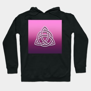 Wicca symbol and gradient pinks Hoodie